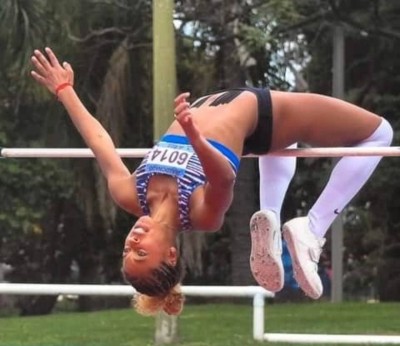 Lorena Aires (Subcampeona Panamericana absoluta de salto altura)